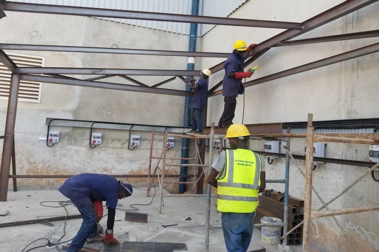 Fabrication and Setting up of a Forklift Charging Station