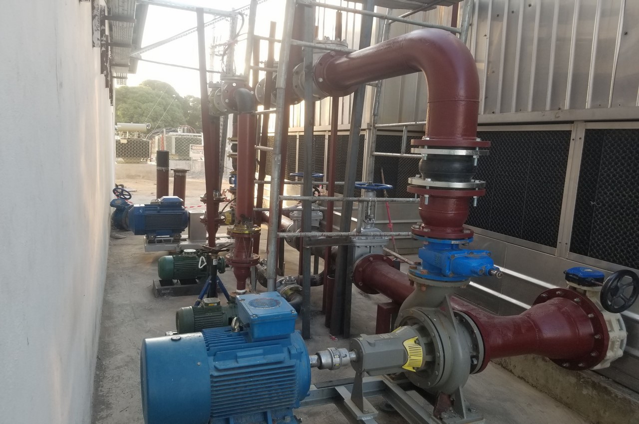 Fitted, Welded and Primed Pump house set-up
