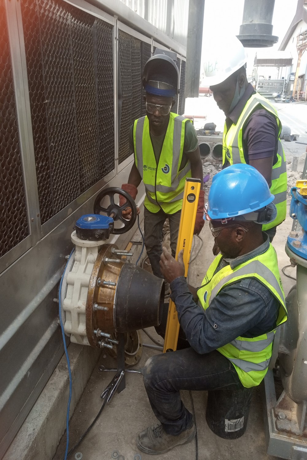 Fitting of Reducer to Flange