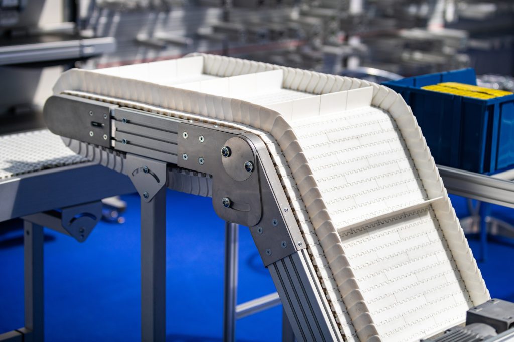 Industrial Conveyor Belt Roller Track System
